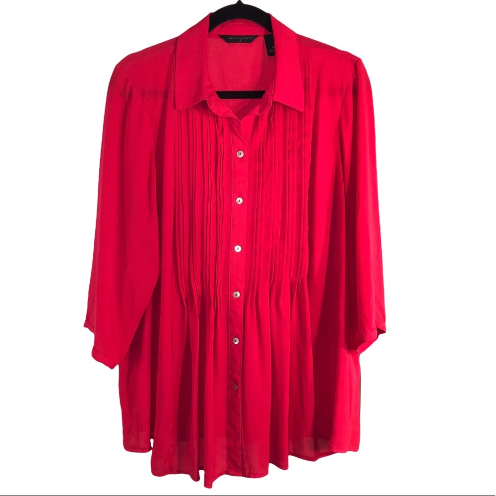 Rose Pink ๐น Pleated Flowing Top - Picture 8 of 8